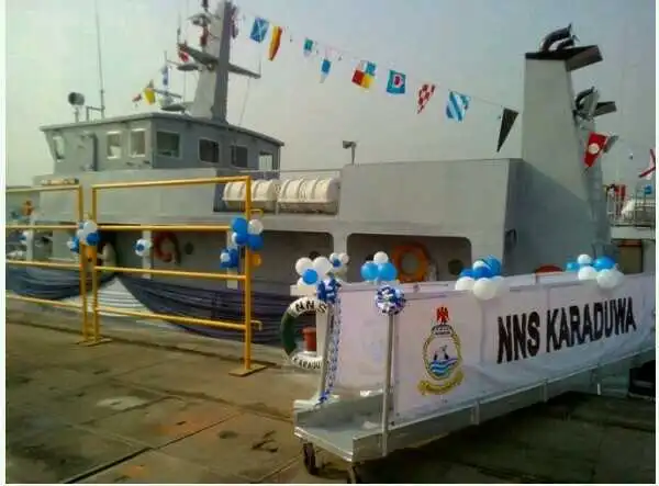 See The Locally Built Ship By Navy That Will Be Launched By Buhari In Lagos Today